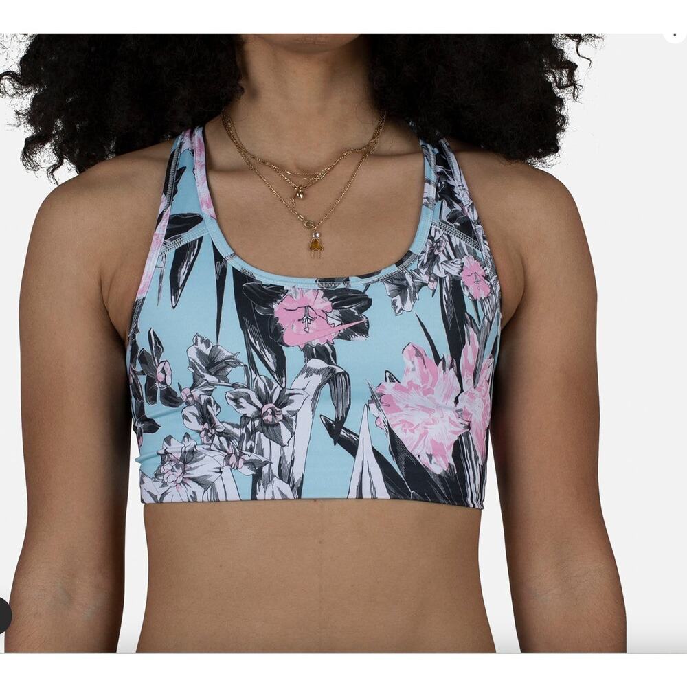 Nike Dri-Fit Women's Hyper Femme Floral Print Sports Bra Athletic Wear Size M